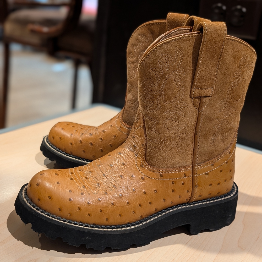 Women's Ariat Fat baby Ostrich Boots
